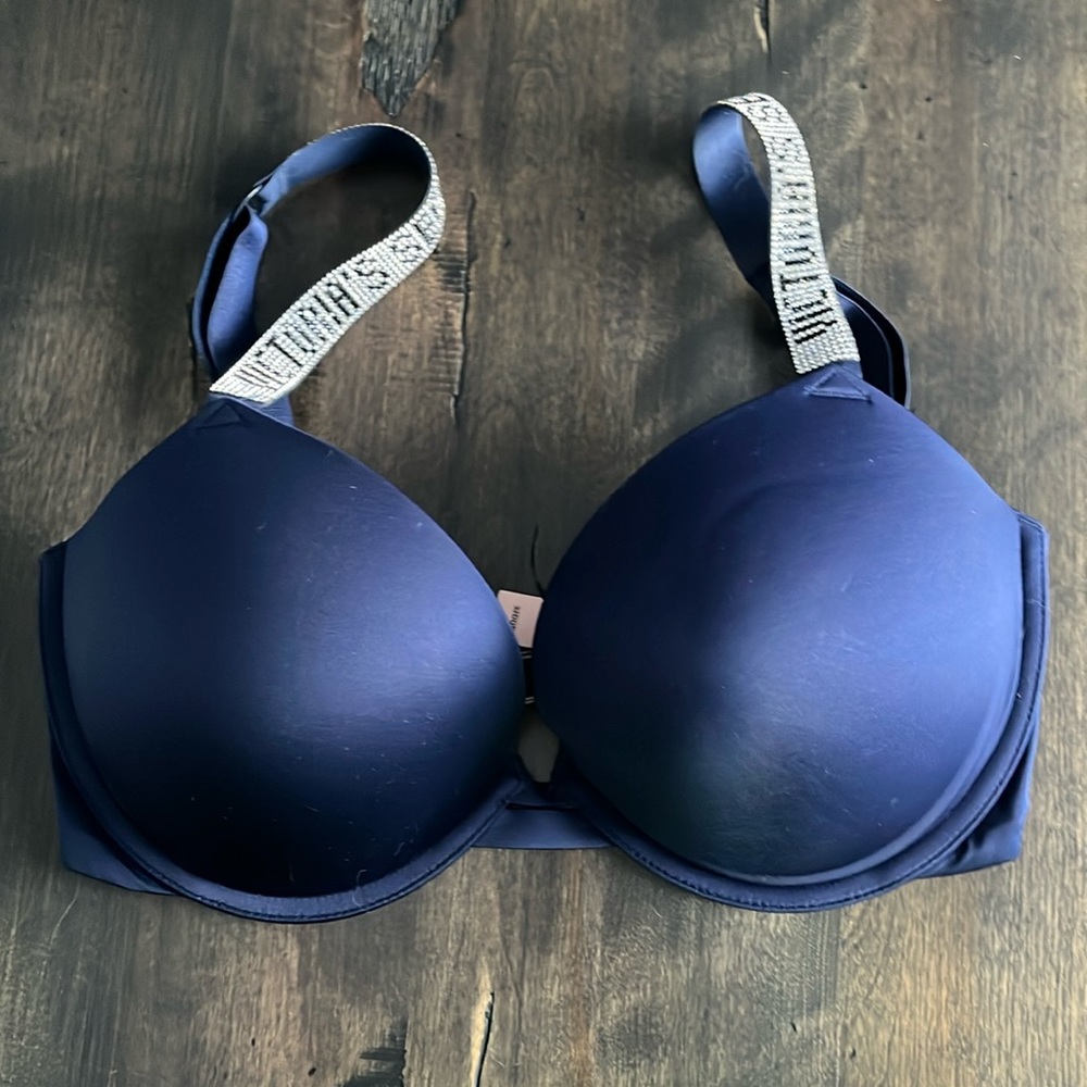 VS rhinestone strap bra